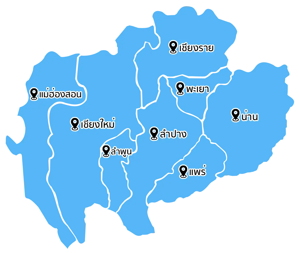 North Thailand Map 1